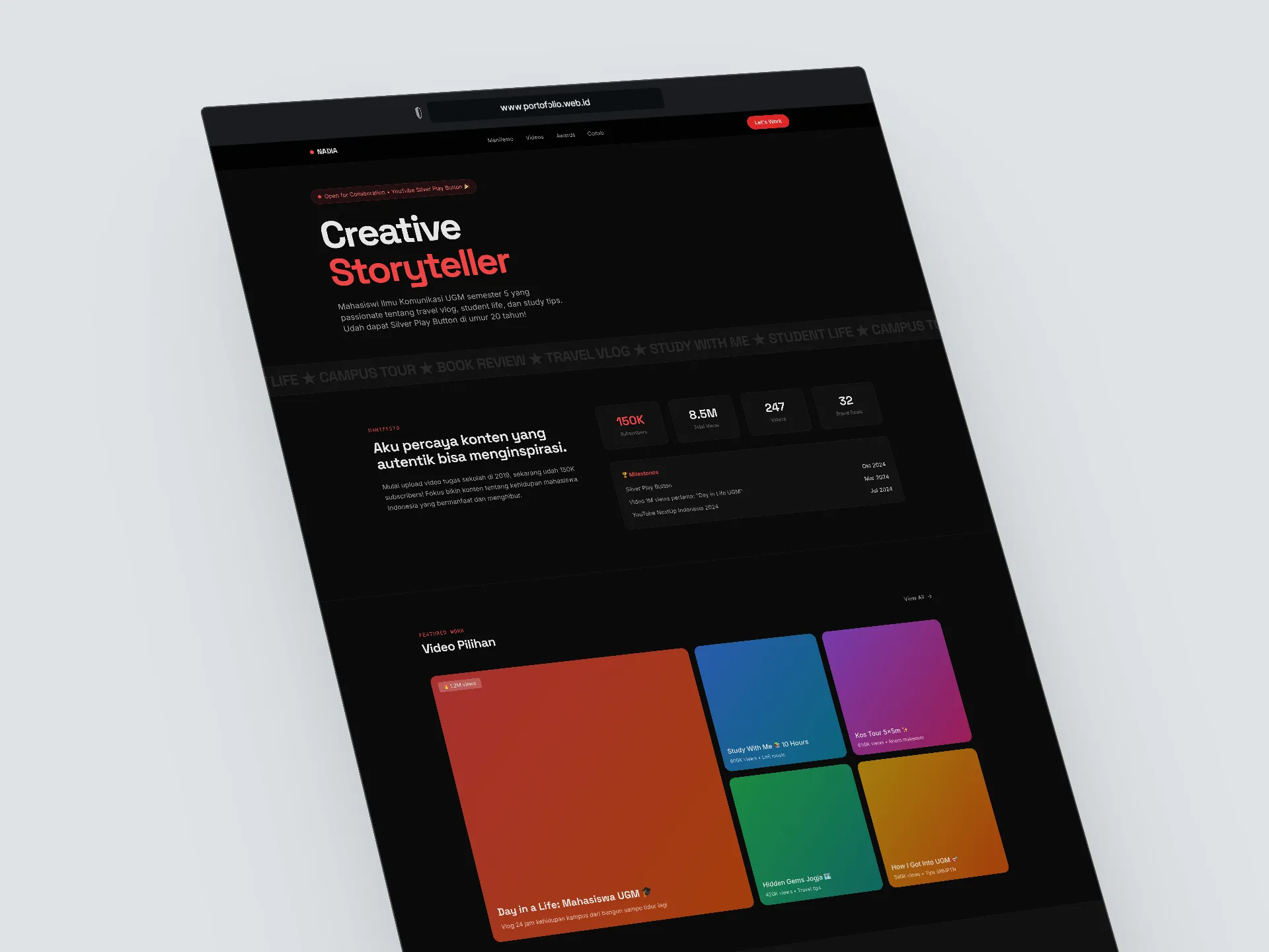 Portofolio Kreator Konten